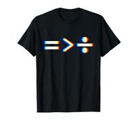 EDM Optical Illusion Equality is Greater Than Division T-Shirt