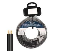 EDM Product Flat Parallel Cable EDM 28712 Black 10 m 2 x 0.75 mm - EAN Brand: 8425998287127