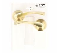 EDM Product Handle Set EDM 86031 707 Aluminium Ø 6.5 x 12 cm Brass Gold - Brand EAN: 8425998860313