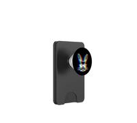 EDM Techno Rave Bunny Trippy Vaporwave Halloween Music Party PopSockets PopWallet for MagSafe
