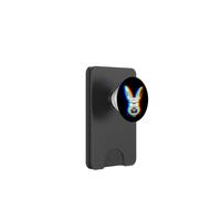 EDM Techno Rave Bunny Trippy Vaporwave Halloween Music Party PopSockets PopWallet for MagSafe