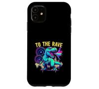 EDM Techno To The Rave Dinosaur Bass Roar Case for iPhone 11
