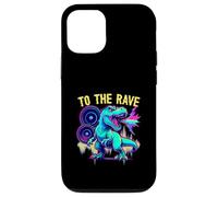 EDM Techno To The Rave Dinosaur Bass Roar Case for iPhone 12/12 Pro
