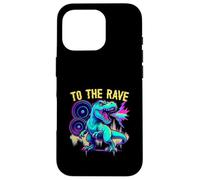 EDM Techno To The Rave Dinosaur Bass Roar Case for iPhone 16 Pro