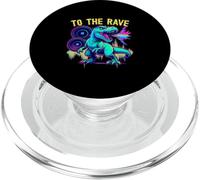 EDM Techno To The Rave Dinosaur Bass Roar PopSockets PopGrip for MagSafe