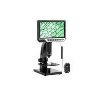 EDM11S Digital Microscope 2000X 7" IPS 12MP 1080P Lab Biological Camera Dual Lens With Remote Control(With Remote Control)
