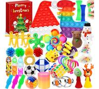 Edmirfun 2025 Fidget Toy Set Advent Calendar - 41pc Stress Relief Toys for Kids' Play Calendar, Christmas Countdown gift for kids Sensory Fidget Toys Set, Surprise Gifts Xmas Present for Kids