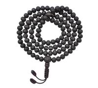 EDMIRIA Nepali Bodhi Seed Raktu Beads Bodh Gaya Mala 108 Buddhist Prayer Beads Japa Bodhi Mala for Meditation Yoga, 10MM, Wood, No Gemstone