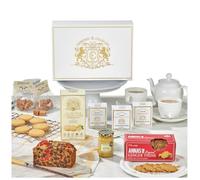 Edmond & Charles Luxury Rich Fruit Cake Afternoon Tea Hamper for 2 | Gift Box with Teas, Clotted Cream Fudge, Lemon Curd, Gourmet Biscuits & More | Birthday Hampers Presents for Men & Women