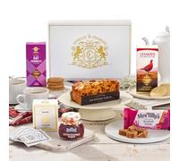 Edmond & Charles Luxury Scottish Afternoon Tea Hamper | Gift Box with Teas, Fruit Cake, Shortbread, Biscuits, Jam & Fudge | Hampers Presents for Women | Artisanal Birthday Treats from Scotland