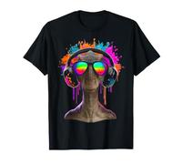 Edmontosaurus Headphone Motif Sunglasses T-Shirt