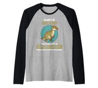 Edmontosauruses Edmontosaurus Raglan Baseball Tee