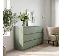 Edmore Chest - 6 Drawer - Large - Sage Green