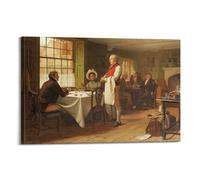 Edmund Blair Leighton-Interesting Strangers Printed Posters Wall Art Picture Painting Canvas Prints Artworks Bedroom Living Room Decor 12x18inch(30x45cm)