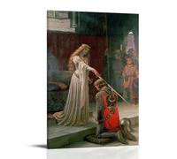 Edmund Blair Leighton Painter Works《The Accolade》posters Artworks Picture Print Wall Art Painting Canvas Gift Decor Homes Decorative 12x18inch(30x45cm)