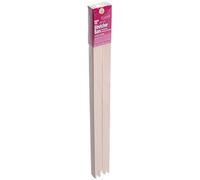 Edmunds 15" x 0.75" Pink Rectangular Wood Hoop Frame for Needlework Projects