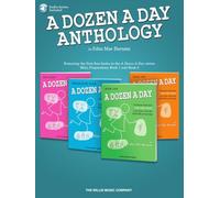 Edna Mae Burnam A Dozen A Day Anthology Piano Songbook for Beginners | Mini, Preparatory, Books 1 & 2 | Daily Technique Exercises with Online Orchestrated Audio for Kids and Teachers