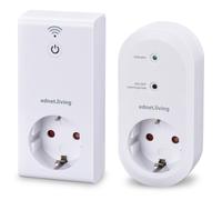Ednet Smart Home Socket Plug Indoor White WLAN WiFi App For Ednet.Power Living