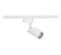 EDO 1-Phase Spotlight FALGA T System SEVA Swivel and tilt Track Spotlight, LED spot, Ceiling Spotlight, Ceiling luminaire, Track System, Interior Lighting, 1P lamp GU10, White, EDO777477