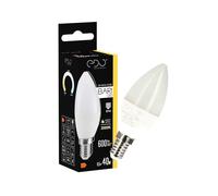 EDO, BARI LED 6.5W WW Bulb, Candle, E14, 3000K, 600lm, 220-240V, Non-dimmable led e14 3000K, Warm White led, e14 Bulb, LED Bulb, 1 Piece, EDO777662