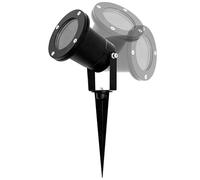 EDO Garten Spike Light HORTUS IP65 Black GU10 230V Spotlight with Driving Spike, Aluminum Garden Uplight, Pathway Lighting, Outdoor Lighting Fixture for Patio, Yard, Tree, No Bulbs, Cable 25cm