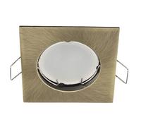 EDO Recessed Light Recessed spot RAMI Brass Recessed Ceiling spot Square Brass Spotlight Ceiling lamp Suitable for LED Halogen Recessed Ceiling Light Recessed lamp Ceiling spot EDO777318