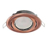 EDO Recessed luminaire Recessed Spotlight Daira Cooper swivelling Recessed Spotlight Round Copper Ceiling lamp Suitable for LED Halogen Recessed luminaire Recessed lamp Ceiling spot EDO777301