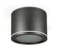 EDO Surface-Mounted Spotlight IP54 Ceiling Spot Matt Anthracite Flat & Round - Ø90*60mm Ceiling Light, Downlight for Bathroom Waterproof, Spotlight Ceiling Lamp Aluminum -no Incl Replaceable LED GX53
