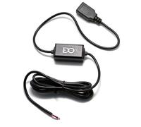 EDO Tech Ultra Compact 5V USB Direct Hardwire Adapter Kit for Apple iPhone 6 6plus 5, 5S, 5C, 4, 3G, 3, Sony Xperia, LG Optimus Smartphone Phone GPS Navigation SiriusXM Satellite Radio & Dash Cam