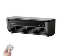Edon Mini Portable Air Conditioner, Portable Wall Mounted No Window Ductless AC Unit, Small Quiet Cooling Fan for Bedroom, Office, Home, Kitchen, Camping and Indoor Outdoor Personal Use (Black)