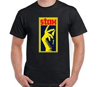 edoni STAX Records Mens Music Label T-Shirt Northern Soul Top Otis Reading Isaac Hayes Black 3XL