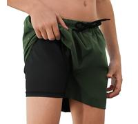 EDOTON Boys Swimming Shorts for Beach Summer Quick Dry Swim Trunks Drawstring Mesh Lining with Pocket 5-16 Years, 10-12 Years, Army Green