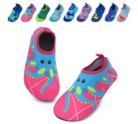 EDOTON Water Shoes Kids, Anti-Slip Thickened Sole Beach Shoes Kids Soft Durable Quick Dry Aqua Socks for Beach Swimming Seaside Pool Garden（Unisex）