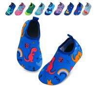 EDOTON Water Shoes Kids, Anti-Slip Thickened Sole Beach Shoes Kids Soft Durable Quick Dry Aqua Socks for Beach Swimming Seaside Pool Garden（Unisex）