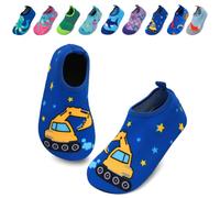 EDOTON Water Shoes Kids, Anti-Slip Thickened Sole Beach Shoes Kids Soft Durable Quick Dry Aqua Socks for Beach Swimming Seaside Pool Garden（Unisex）