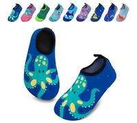 EDOTON Water Shoes Kids, Anti-Slip Thickened Sole Beach Shoes Kids Soft Durable Quick Dry Aqua Socks for Beach Swimming Seaside Pool Garden（Unisex）