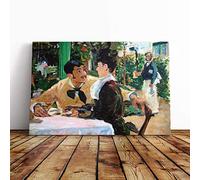 Edouard Manet at Father Lathuille Canvas Print | Gallery Wrapped 30mm Frame Wall Art | 30x20 inches | Ready to Hang | Modern Picture | Living Room Bedroom Lounge Office