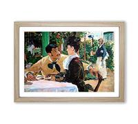 Edouard Manet at Father Lathuille Framed Print | A2 Oak Framed Wall Art | Ready to Hang | Modern Nature Picture | Living Room Bedroom Lounge Office