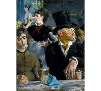Edouard Manet At The Cafe Large Art Print Poster Wall Decor Premium Mural