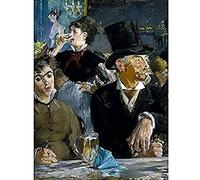 Edouard Manet At The Cafe Unframed Wall Art Print Poster Home Decor Premium
