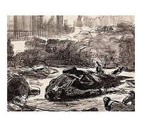 Edouard Manet Civil War Guerre Civile Art Print Canvas Premium Wall Decor Poster Mural