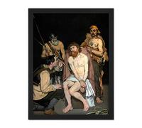Edouard Manet Jesus Mocked By The Soldiers Large Framed Art Print Poster Wall Decor 18x24