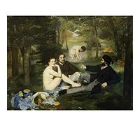 Edouard Manet Luncheon On The Grass Large Art Print Poster Wall Decor Premium Mural