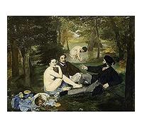 Edouard Manet Luncheon On The Grass Unframed Wall Art Print Poster Home Decor Premium