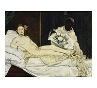 Edouard Manet Olympia Large Art Print Poster Wall Decor Premium Mural