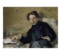 Edouard Manet Stephane Mallarme Art Print Canvas Premium Wall Decor Poster Mural