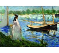 Edouard Manet - The-Banks of the Seine at Argenteuil