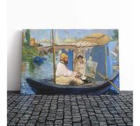 Edouard Manet The Painter Canvas Print | Gallery Wrapped 30mm Frame Wall Art | 30x20 inches | Ready to Hang | Modern Picture | Living Room Bedroom Lounge Office