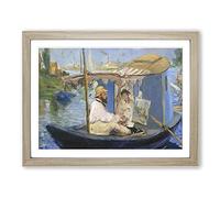 Edouard Manet The Painter Classic Painting Framed Print | A4 Oak Framed Wall Art | Ready to Hang | Classic Historical Picture | Living Room Bedroom Lounge Office