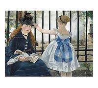 Edouard Manet The Railway Unframed Wall Art Print Poster Home Decor Premium